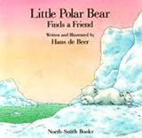 Little polar bear finds a friend