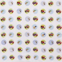 Bedtime Originals Wiggle Wagon Sheet - Blue
