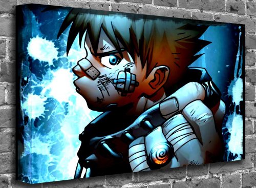 Animated Anime Naruto Canvas Art Picture Print Action, Size: 32 x 20 (82 x 51 cm) FRAMED CANVAS