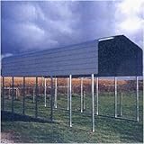 IMAGE OF 12' H x 12' W Carport Color: Evergreen, Length: 24.5'