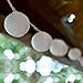 Oriental Lantern Outdoor Indoor String Lights 11 Feet Length 10 Lights, White
