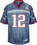 NFL Men's New England Patriots Tom Brady #12 2011 Super Bowl XLVI Participant Jersey