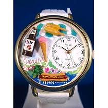 Whimsical Watches Unisex Junk Food Gold Watch Watch G0310017