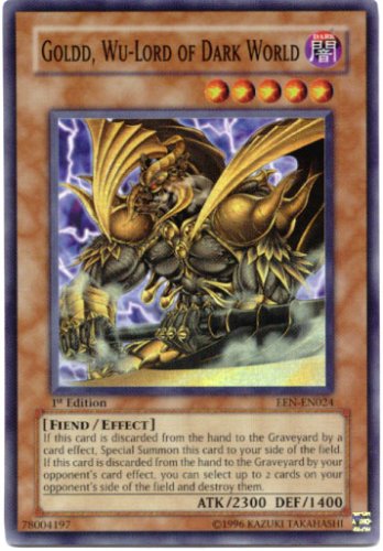 Buy Yu-Gi-Oh Gx Elemental Energy Foil Card Goldd, Wu-Lord Of Dark World Super Rare Card EEN-EN024