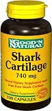 Pure Shark Cartilage 740mg - 100 caps,(Good N' Natural)