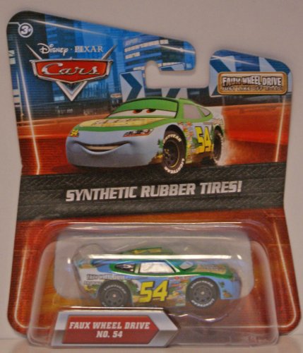 Disney/Pixar Cars Rubber Tires Exclusive Series Faux Wheel Drive No. 54 1:55 Scale