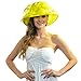 Women Satin Church Christening Derby Kentucky Wedding Formal Party Hat Ss035 (9 Colors)