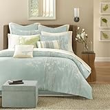Madison Park Athena 7 Piece Comforter Set - Blue - Queen