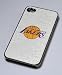 Basketball Hard Case for Apple iPhone 4 4G - NBA LA Lakers (Glinting Surface)