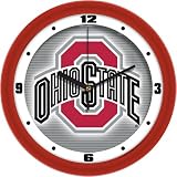 Sporting Goods : Ohio State Buckeyes Suntime 12' Dimension Glass Crystal Wall Clock - NCAA College Athletics
