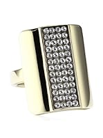 Dyrberg/Kern Anillo Crystal (Dorado)