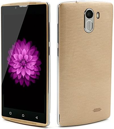 Unlocked 5 inch IPS Android 5.1 Dual Sim smartphone MTK6580 Quad core 1.3GHz RAM 512MB ROM 4GB GSM/WCDMA Cell phone (Gold)