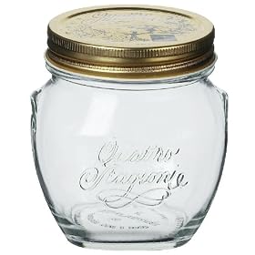 Bormioli Rocco Quattro Stagioni Anphora 17 Ounce Canning Jar, Set of 12 by Bormioli Rocco