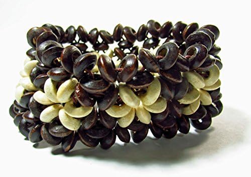 Paragon Accessories Colorful Wrist Bracelet of Interwoven Loose Beads On stretchable Strands