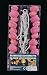 New! Pink Magnolia Flower String Led Lights, 10' Long