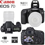 Canon EOS 7D 18 MP CMOS Digital SLR Camera with 28-135mm f/3.5-5.6 IS USM Standard Zoom Lens + 16GB Deluxe Accessory Kit