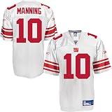 Reebok New York Giants Eli Manning Replica White Jersey (3Xl-5Xl)