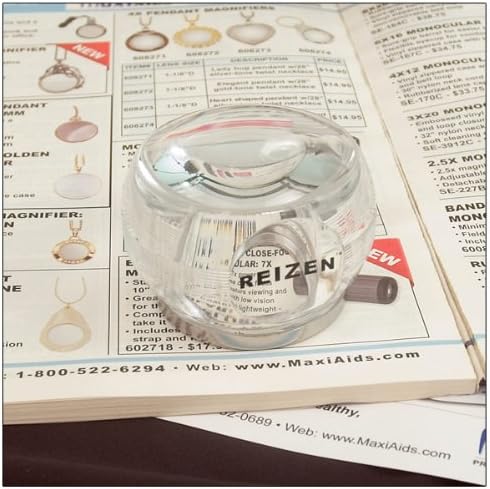 6x Hollow Dome Loupe Magnifier