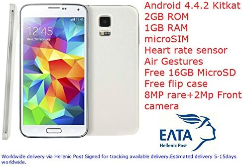 New 5" Android Quad Core S5 3G Phablet Heart Rate, FingerPrint Unlock Function