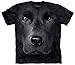 Black Lab Face Close Up Pet Dog Unisex Adult T-Shirt Tee