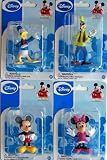Mickey Mouse Clubhouse Figurines: Mickey, Minnie, Donald & Goofy (Set of 4)