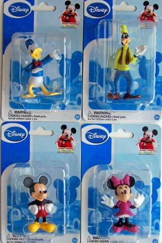 Mickey Mouse Clubhouse Figurines: Mickey, Minnie, Donald & Goofy (Set of 4) Good Mickey Mouse Clubhouse Figurines: Mickey, Minnie, Donald & Goofy (Set of 4)