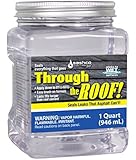 Sashco Through The Roof Sealant, Brush Grade, 1 Quart Can, Clear (Pack of 1)