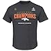 Majestic NFL Denver Broncos Super Bowl 50 Champions Official Locker Room T-Shirt-Large