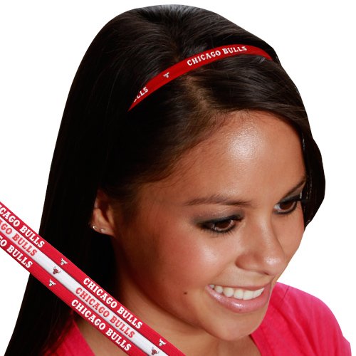 Chicago Bulls 3-Pack Elastic Headbands
