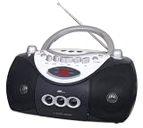 DK Digital CDB 650 CD-MP3-Radiorecorder silber/schwarz ( incl.: 25 EUR Fluggutschein ) - 