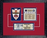 Cleveland Indians 1948 World Series Replica Ticket & Patch Frame
