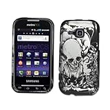 Samsung R910 Indulge Cell Phone Cover 2D Skull with Angel Glossy