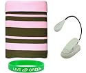 Non-OEM Non-OEM Amazon Kindle DX 9.7 Knitted Socks Case with Clip-on Reading Lights - Pink
