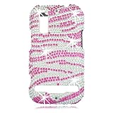 Talon 16907 Full Diamond Bling Phone Shell for Motorola Photon 4G - Zebra-H ....