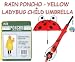 Ladybug Child Umbrella Cute Colorful Kids Rain Gear + Children's Emergency Rain Poncho Coat Rainwear w/ Hood