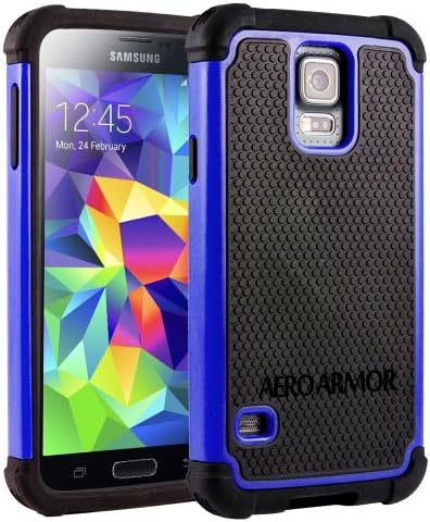 AERO ARMOR Protective Case for Samsung Galaxy S5 - Blue