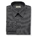 Van Heusen Fitted Wrinkle Free Broadcloth Fancy Dress Shirt - Point Collar