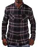 BTNS Buttons Montmarte Mens Plaid Button Up Woven Shirt Blue Size XL