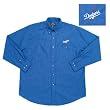Los Angeles Dodgers MLB "Matrix" Button Down Shirt (Blue)