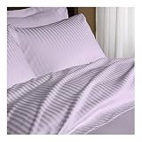 600 Thread Count Waterbed Stripe Sheet Set Calking (Lilac)