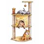 Interactive Cat Tower in Beige (Oversized)