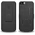 Amzer Shellster Shell Holster Combo Case Cover with Kickstand for Apple iPhone 5, iPhone 5S, iPhone SE (Fit All Carriers) - Belt Clip - Retail Packaging - Black