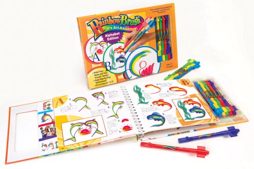 Childrens Toyshop  Toys : Rainbow Brush Alphabet Edition Art Kit