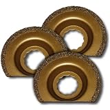 Buy 3 pcs Set of 2-1 2 Half Round Carbide Blade Fits Fein Supercut For: Granite,... by Kent