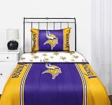 Minnesota Vikings NFL Full Size Comforter & Sheet Set (5 Piece Bedding)