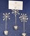 SNOWFLAKE DESIGN PLACE CARD HOLDER FAVORS, Quantity of 30 pc,