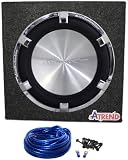 Package: Brand New Audiobahn Alum12n 12 Alum Series 2,000 Watt Subwoofer + Atrend Single 12 Sealed Subwoofer Enclosure + Sub Box Wire Kit with 14 Gauge Speaker Wire + Spade Terminals 51zkXgRRkiL. SL160 Package: Brand New Audiobahn Alum12n 12 Alum Series 2,000 Watt Subwoofer + Atrend Single 12 Sealed Subwoofer Enclosure + Sub Box Wire Kit with 14 Gauge Speaker Wire + Spade Terminals