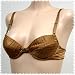  : Solb New 2 Pack $50 Camel Satin Demi Cup Bra #1209 34AA