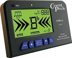 CenterPitch CP10XL Mic and Plug Tuner/Intonation Trainer with Metronome