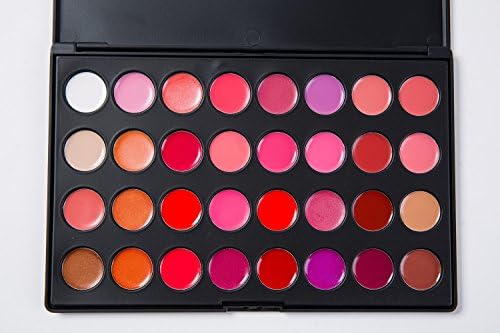 LaiFeiYa - 32 Color Pro Cosmetic Lip Gloss Makeup Palette Set Kit for Women
